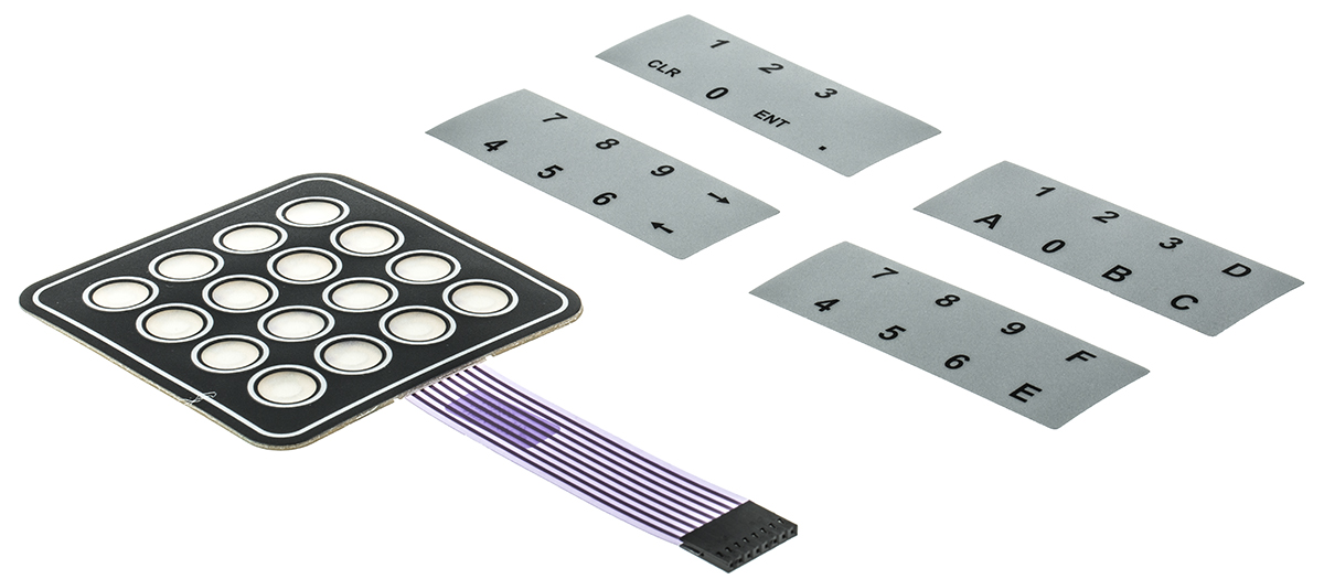 APEM 16 Key Membrane Keypad