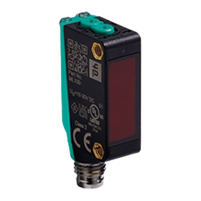 Pepperl + Fuchs Retroreflective Photoelectric Sensor, Rectangular Sensor, 5 m Detection Range Plug and Connect