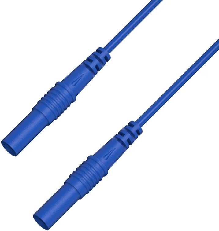 RS PRO Test Leads, 2.5A, 50V, Blue, 200cm Lead Length