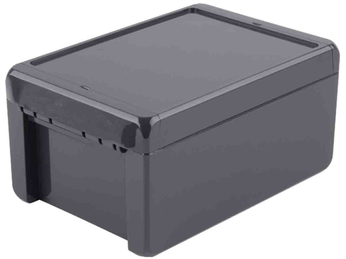 Bopla Bocube Series Graphite Grey ABS Enclosure, IP66, IP68, Graphite Grey Lid, 191 x 125 x 90mm