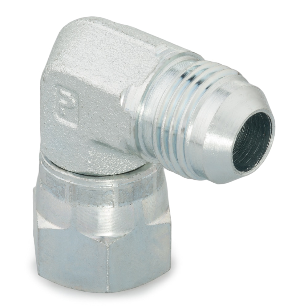 Parker Elbow 90° Male 37° JIC Flare to Female 37° JIC Flare Swivel, 10 C6X-S