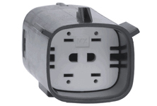 Molex Female Connector Housing, 5.84mm Pitch, 4 Way, 2 Row
