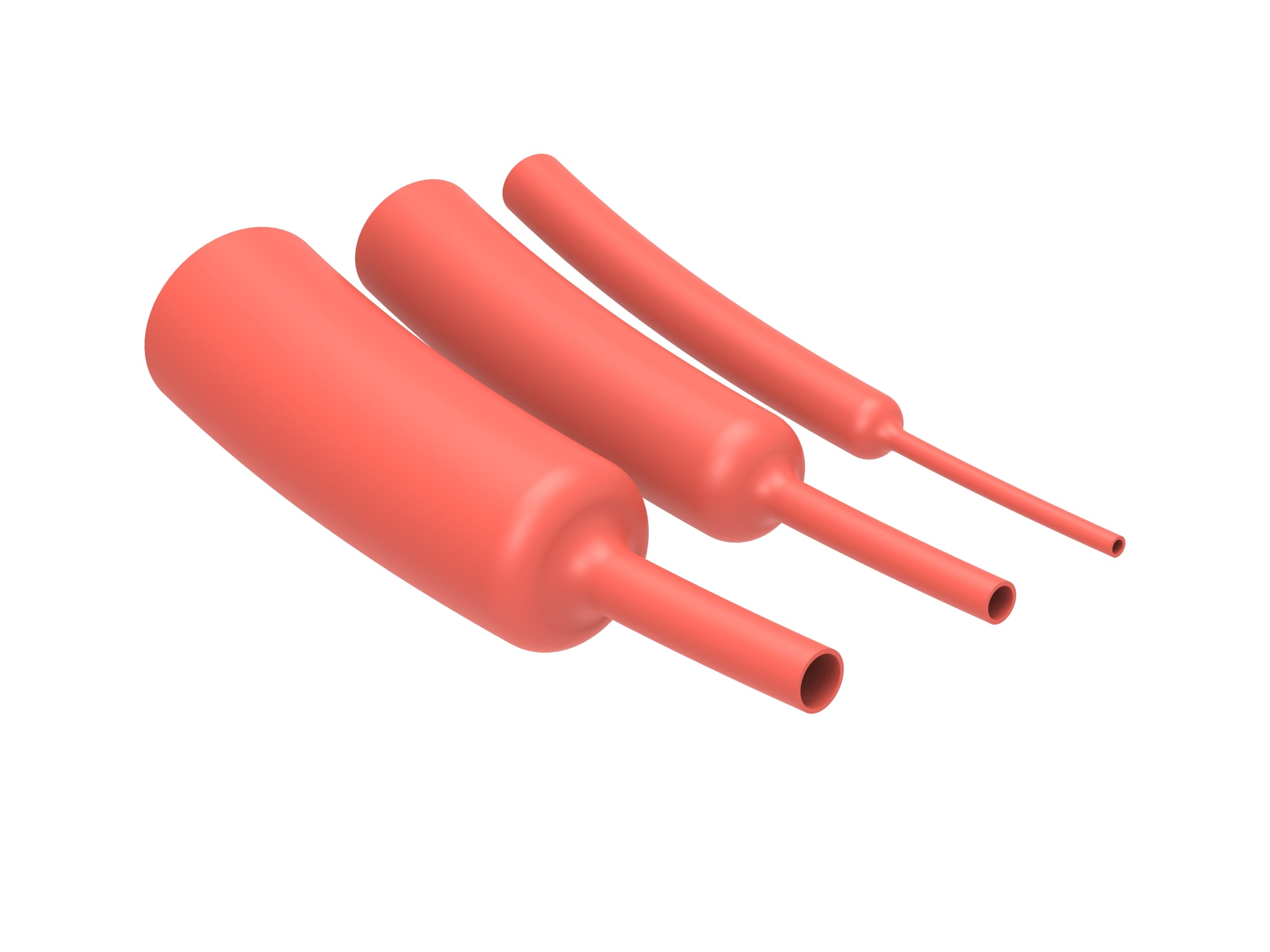 TE Connectivity Adhesive Lined Heat Shrink Tubing, Red 9mm Sleeve Dia. x 1.2m Length 0.125 Ratio, RNF-3000 Series