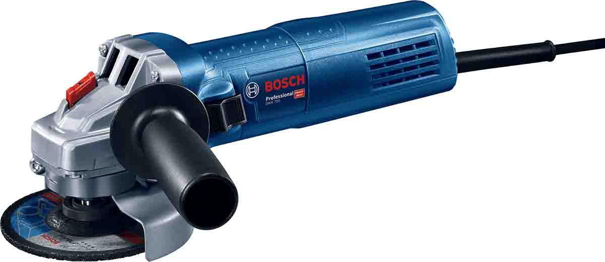 Bosch GWS 750 115mm Corded Angle Grinder, BS 4343 Plug