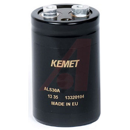 KEMET 3300μF Aluminium Electrolytic Capacitor 500V dc, Screw Terminal - ALS30A332NP500
