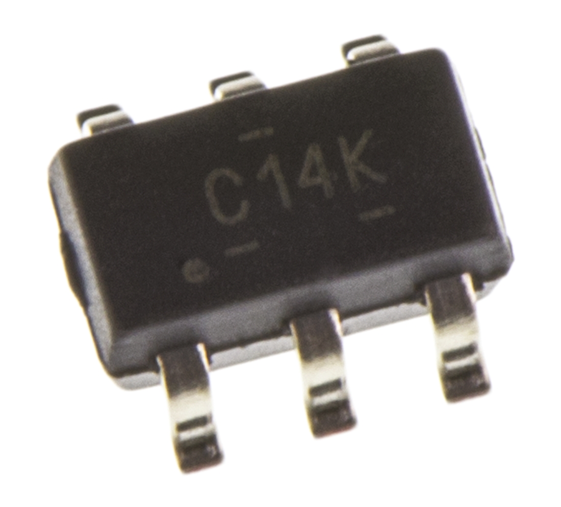 Texas Instruments SN74LVC2G14DBVR Dual Schmitt Trigger CMOS Inverter, 6-Pin SOT-23
