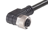 Brad from Molex Female 5 way M8 to Female 4 way M8 Sensor Actuator Cable, 2 m
