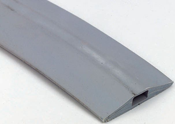 RS PRO 3m Grey Cable Cover in Rubber, 11mm Inside dia.