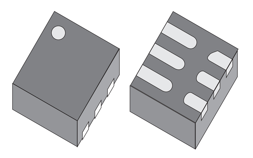 STMicroelectronics ECMF02-2HSMX6, Dual-Element Uni-Directional ESD Protection Diode, 6-Pin μQFN