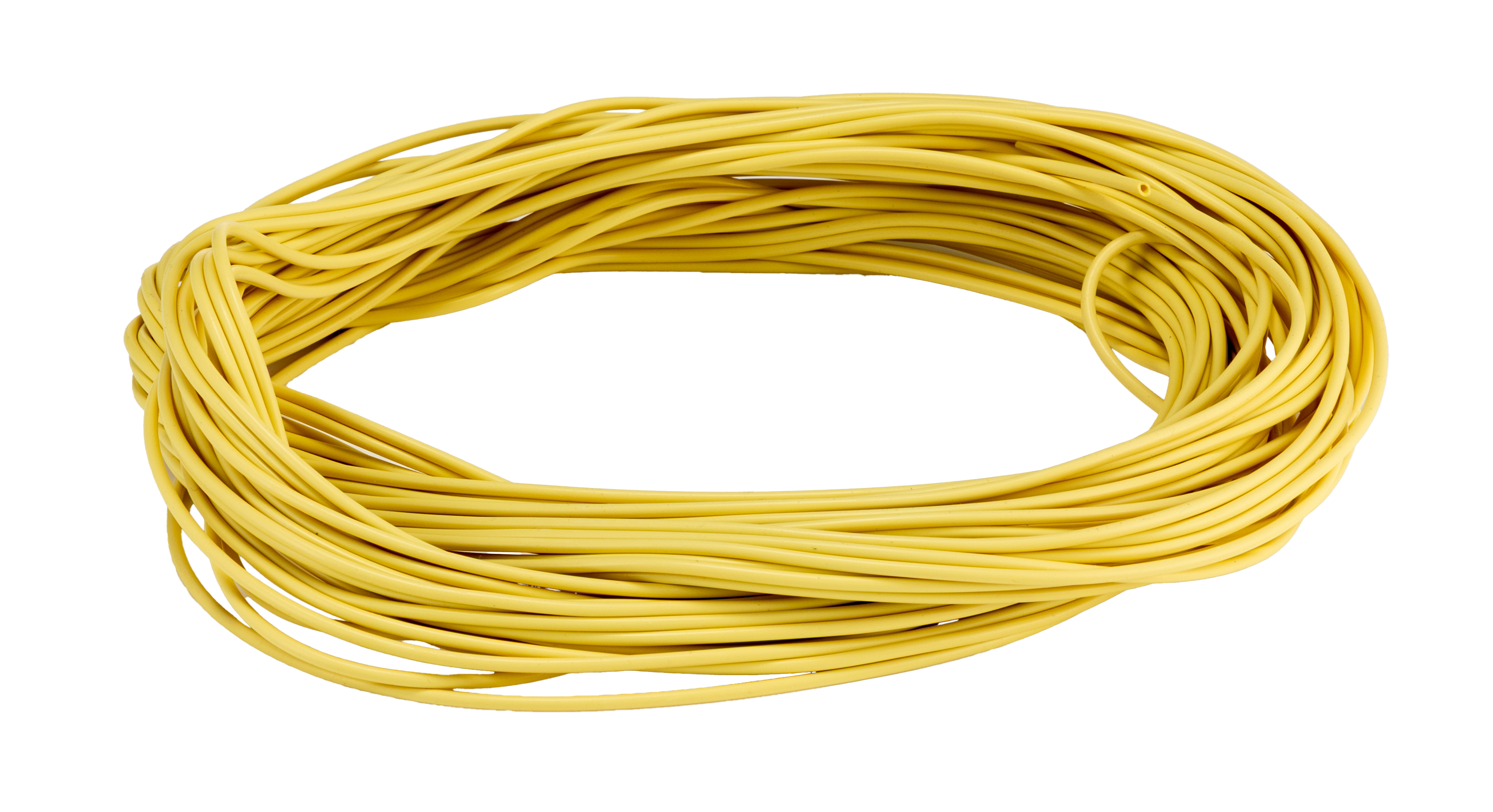 HellermannTyton Silicone Rubber Yellow Cable Sleeve, 1.5mm Diameter, 25m Length, SLPLU 15 Series
