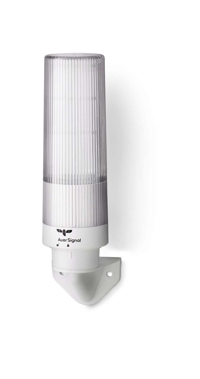 AUER Signal MT60 Series Green, Red, Yellow Electronic Sounder Signal Tower, 3 Lights, 24 V dc, Vertical With Bracket