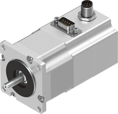Festo EMMS-ST Series Hybrid Stepper Motor, 0.8Nm Torque, 48 V, 1.8°, 6.35mm Shaft