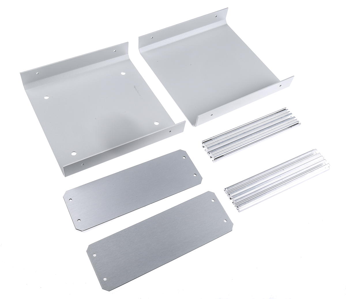 METCASE Unicase Grey Aluminium Instrument Case, 180 x 185 x 65mm