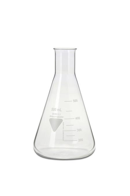 RS PRO Borosilicate Glass 500ml Laboratory Flask