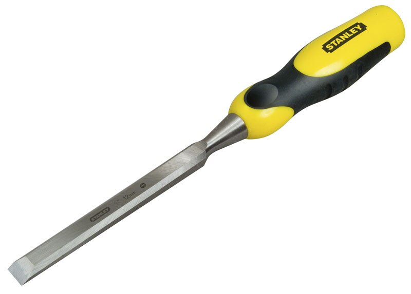 Stanley 6 Piece Alloy Steel Bevel Edge Chisel, 12 mm Blade Width