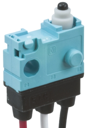 Panasonic Pin Plunger Micro Switch, Pre-wired Terminal, 100 mA @ 30 V dc, SP-CO, IP67