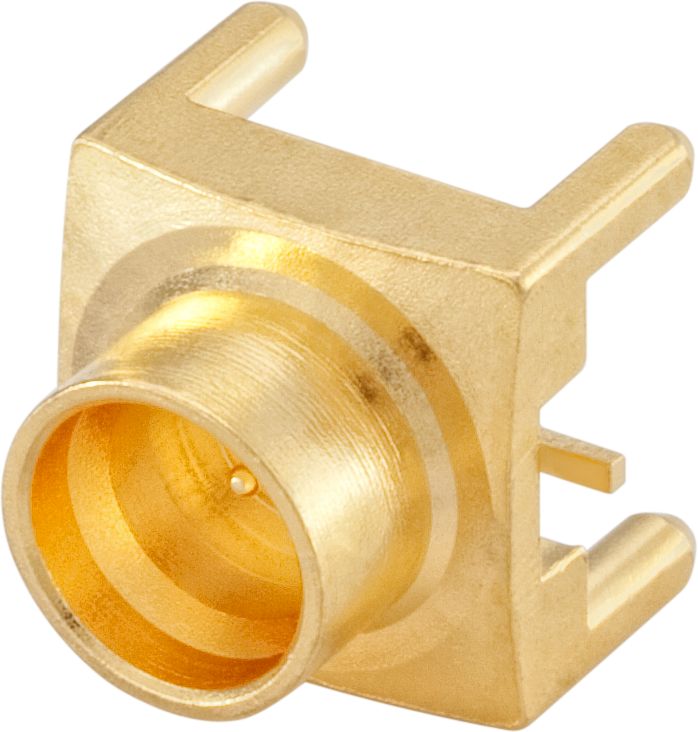 Rosenberger SMA Series, Plug Through Hole SMA Connector, 50Ω, Solder Termination, Straight Body