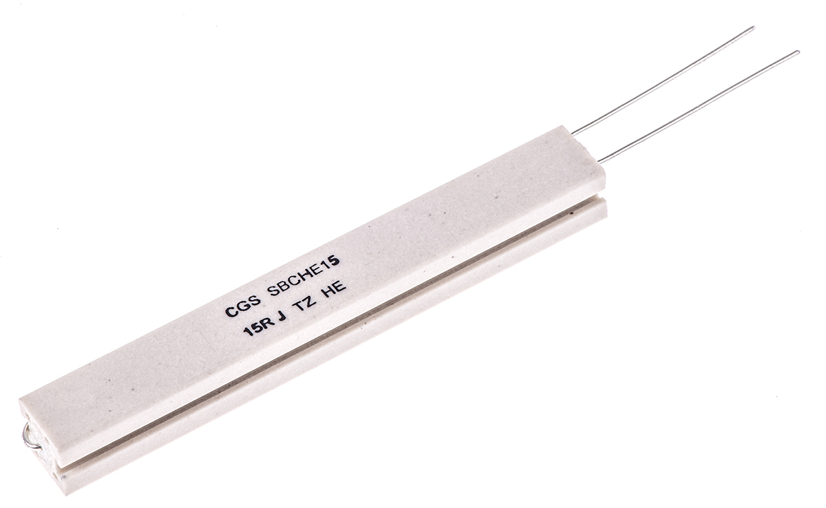 TE Connectivity 15Ω Wire Wound Resistor 17W ±5% SBCHE1515RJ
