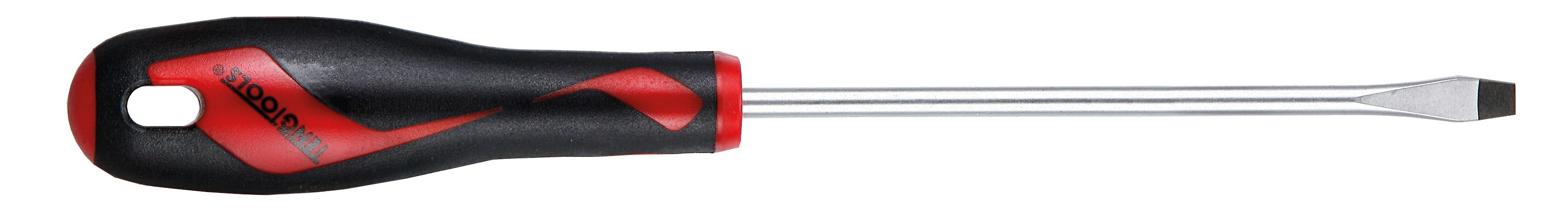 Teng Tools Flat  Screwdriver, 0.5 x 3.0 mm Tip, 75 mm Blade, 171 mm Overall