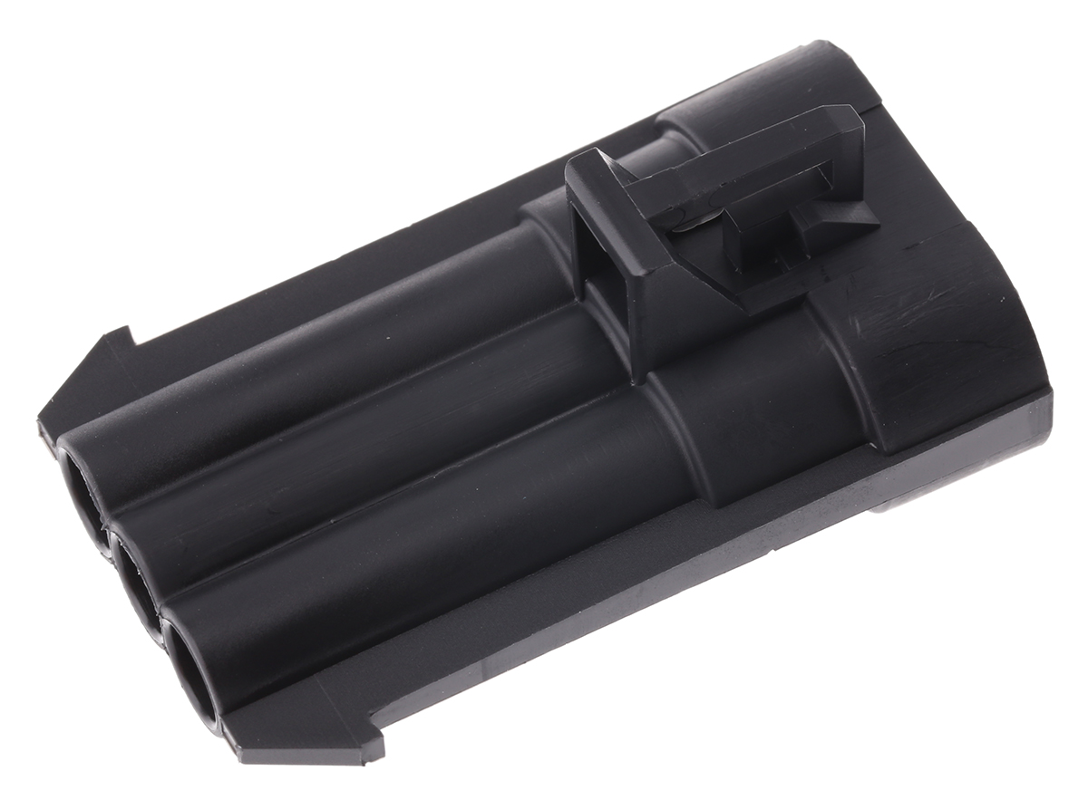Delphi, Metri-Pack 150 Automotive Connector Plug Black Cable Mount 3 Way, Crimp Termination 12129615