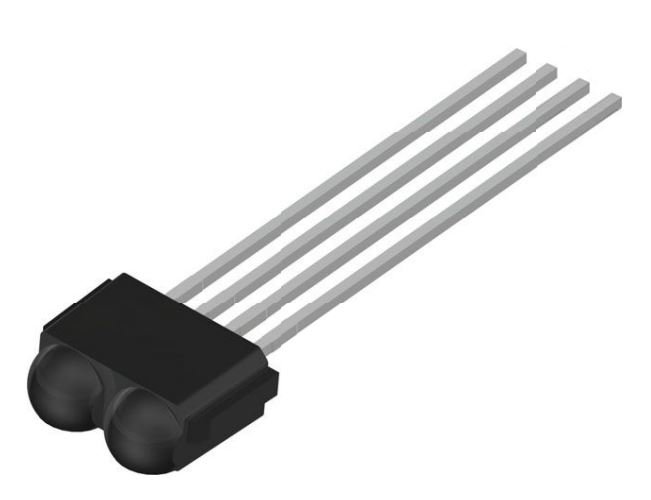 Vishay TSOP58438, 38kHz IR Receiver, 950nm ±45 °, 40m Range, 2.5 V - 5.5V, Through Hole, 5 x 4.8 x 6.95mm