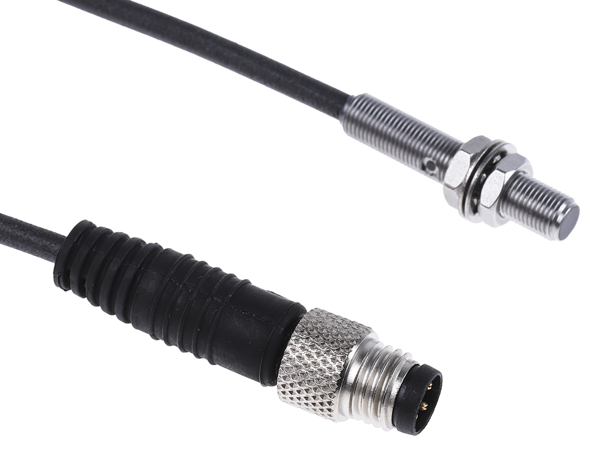 BALLUFF Inductive Threaded Barrel Proximity Sensor, M5, 1.5 mm Detection, PNP NO, 10 → 30 V dc