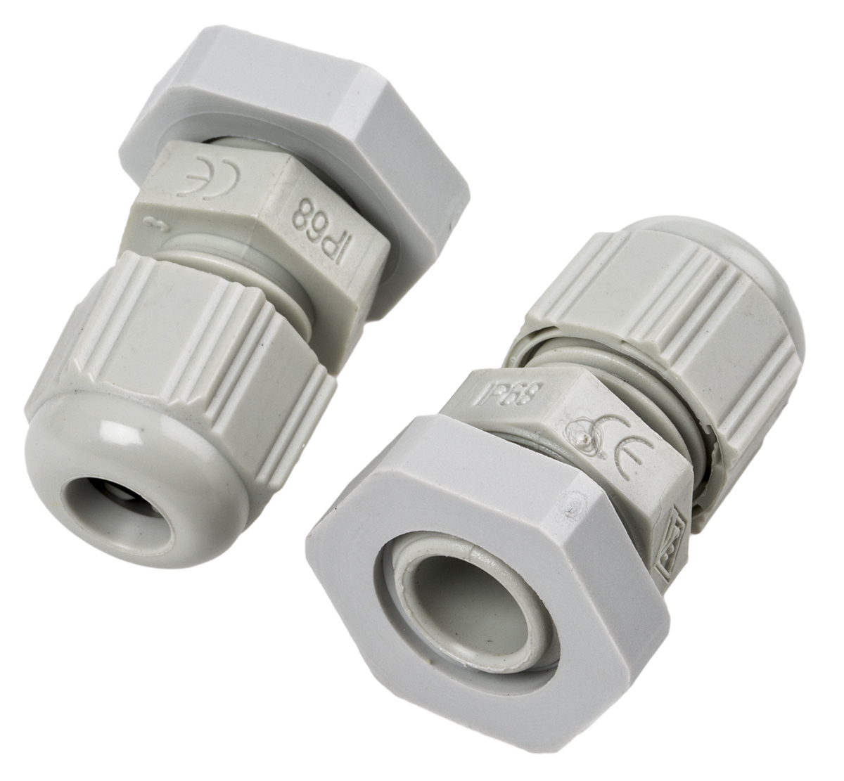 SIB SIB-TEC Series Grey PA 6 Cable Gland, M12 Thread, 2.5mm min., 6.5mm max., IP68