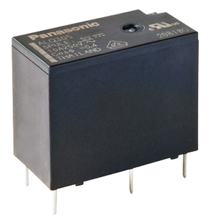 Panasonic PCB Mount Power Relay, 12V dc Coil, 10A Switching Current, SPST