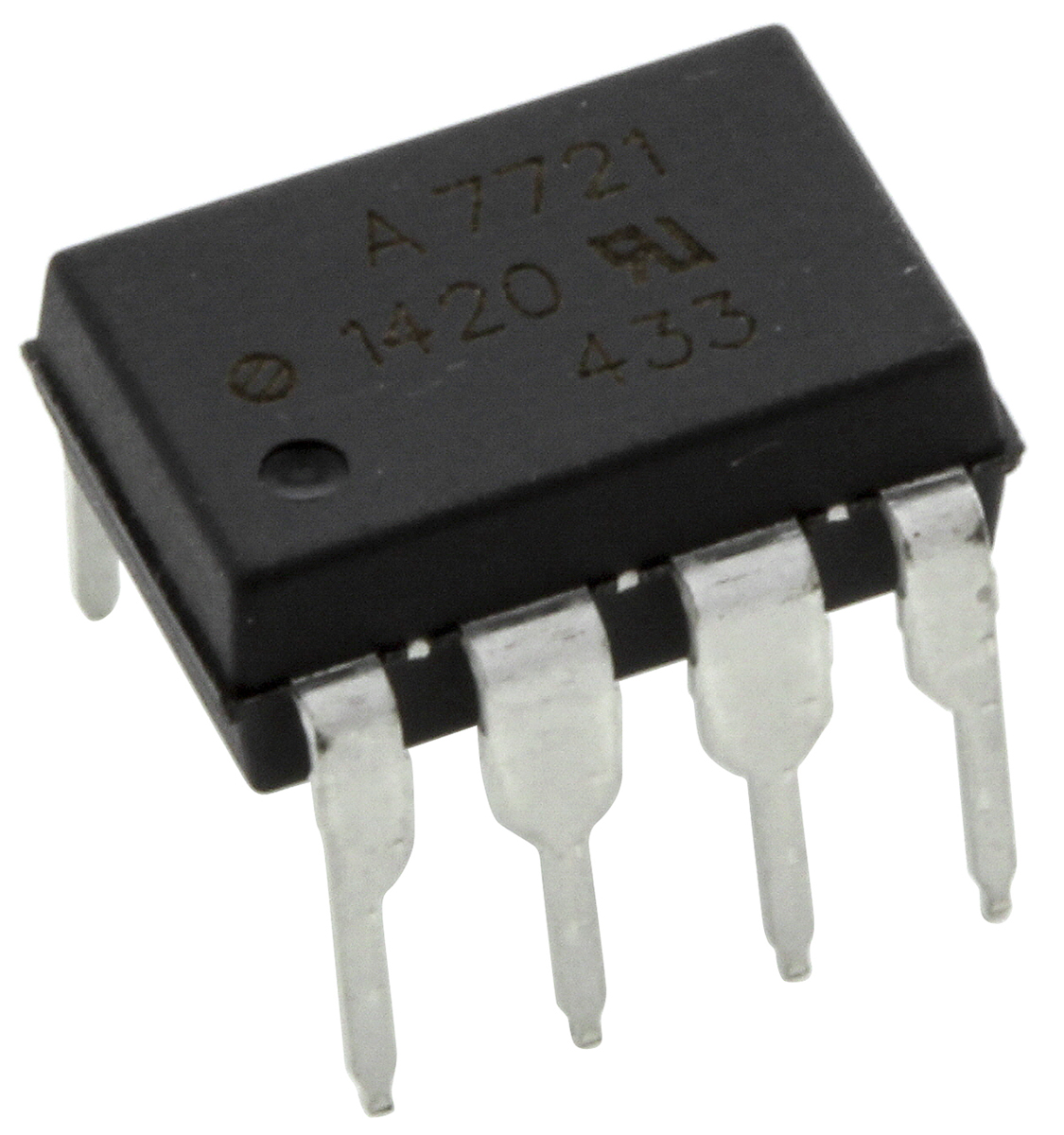 Broadcom, HCPL-7721-000E DC Input Transistor Output Optocoupler, Through Hole, 8-Pin DIP