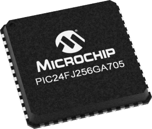 Microchip PIC24FJ256GA705-I/M4, 32 bit 32 Bit CPU, PIC24FJ Microcontroller, 32 MHz, 256kB FLASH, 48-Pin UQFN