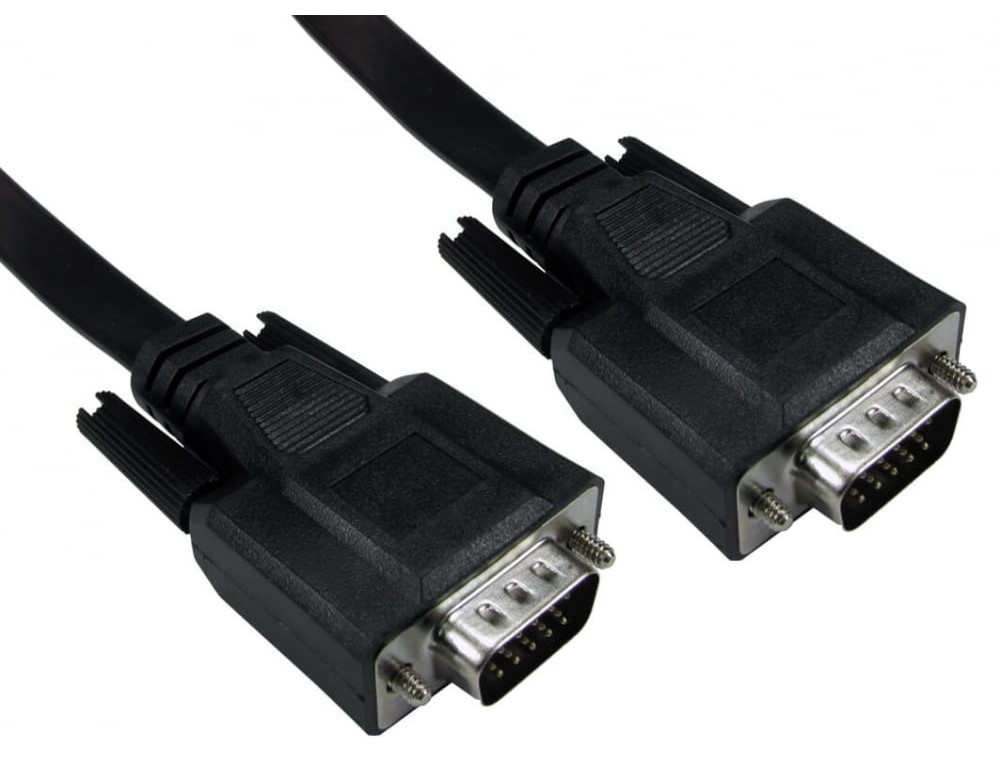 RS PRO Male SVGA to Male SVGA SVGA Cable, 3m Black