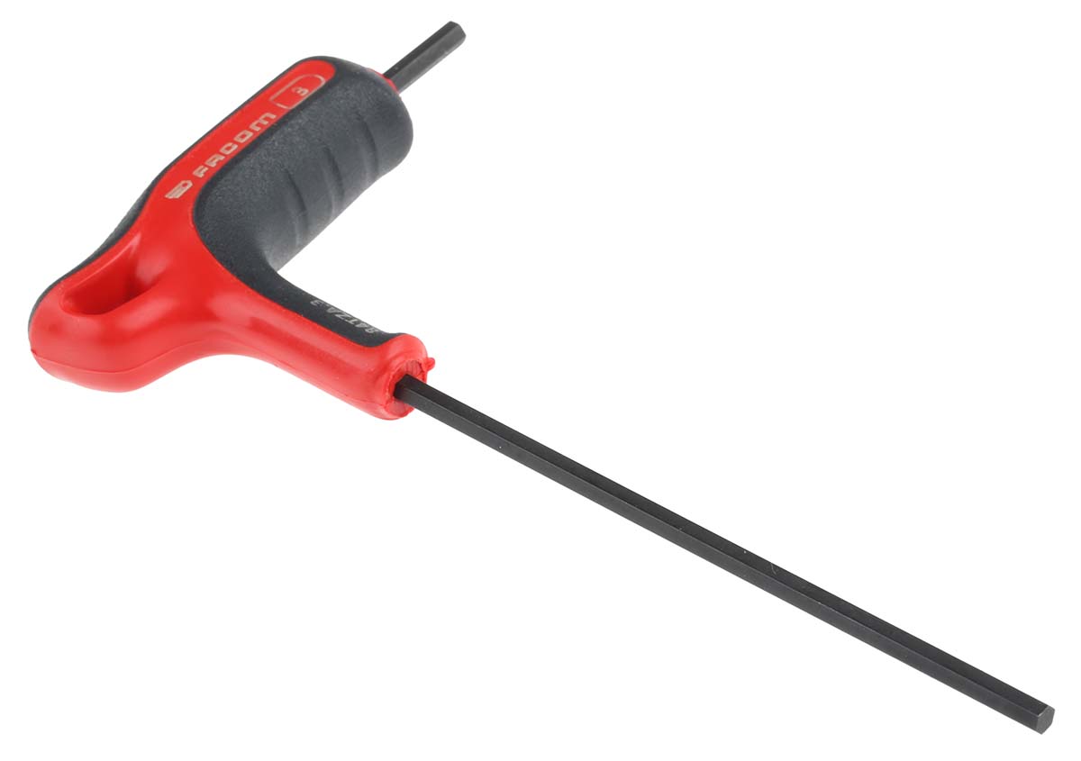 Facom T Shape Metric Hex Key, 3mm