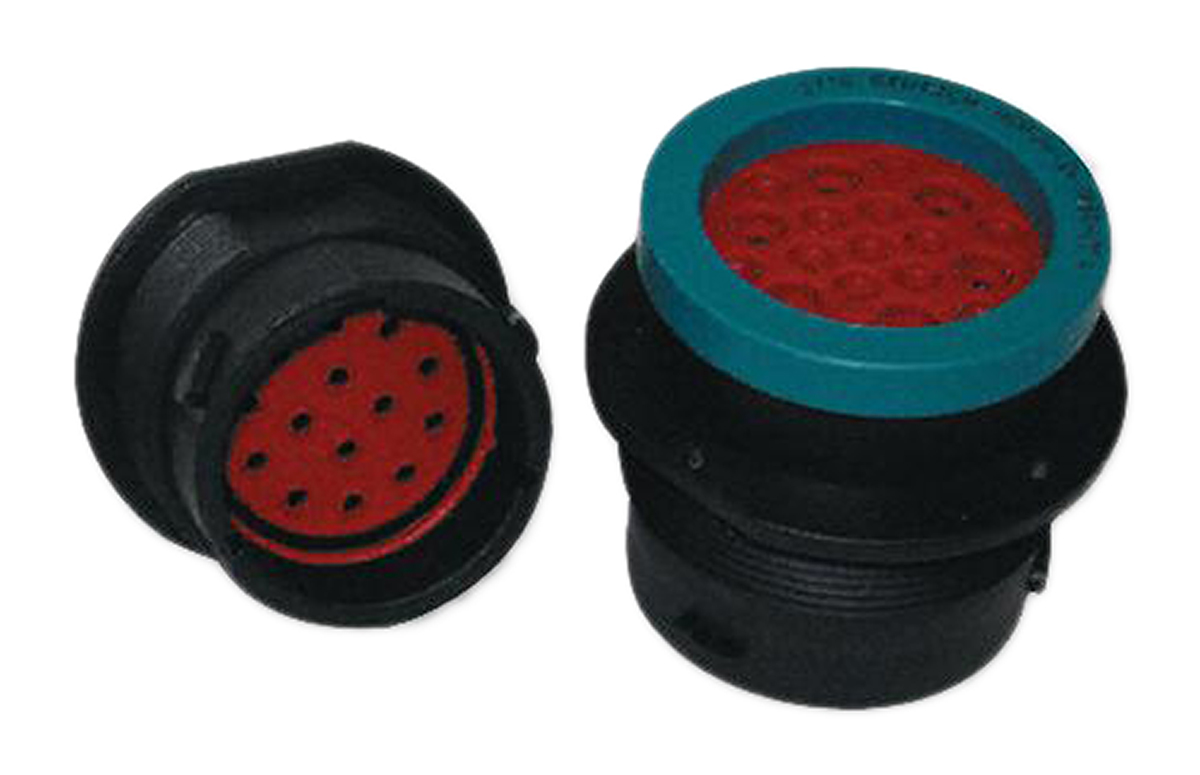 Deutsch Circular Connector, 47 Contacts, Bulkhead Mount, Standard Connector, Plug, Male, IP67, HDP20 Series