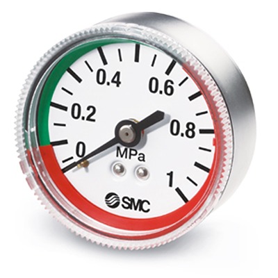 SMC R 1/4 Digital Pressure Gauge 0.1mPa Panel 42.5mm Outside Diameter