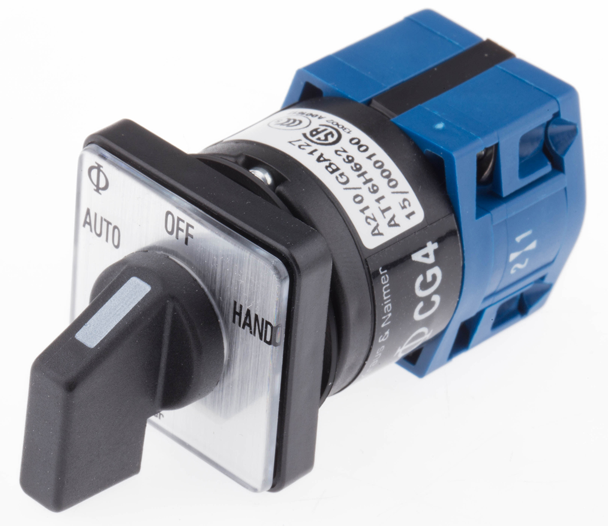 Kraus & Naimer, SP 3 Position Double Throw Cam Switch, 10A