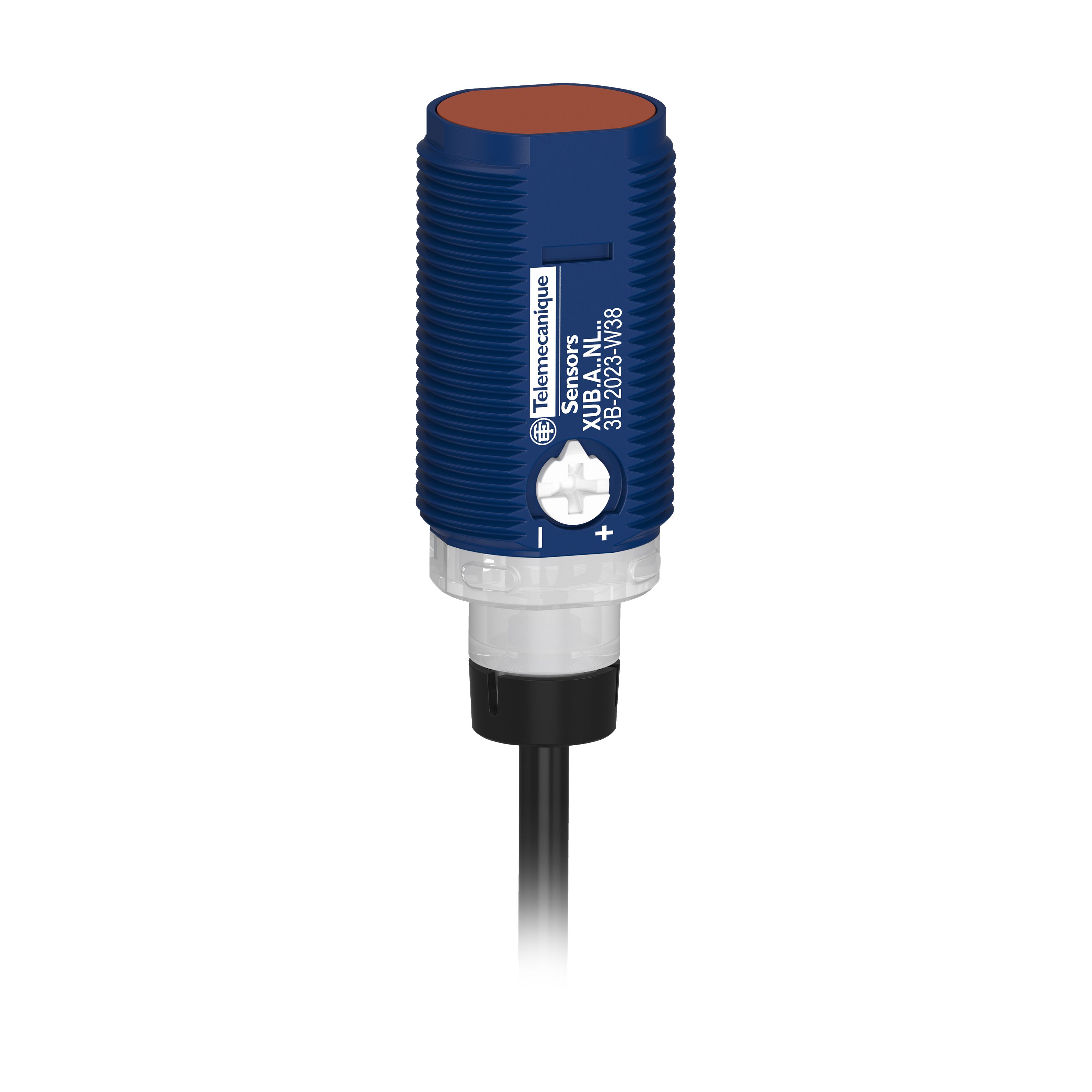 Telemecanique Sensors Diffuse Photoelectric Sensor, Cylindrical Sensor, 1 m Detection Range