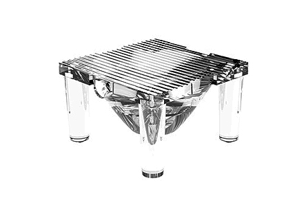 Carclo 10415 LED Lens, 46 x 19 ° Oval Ripple Beam