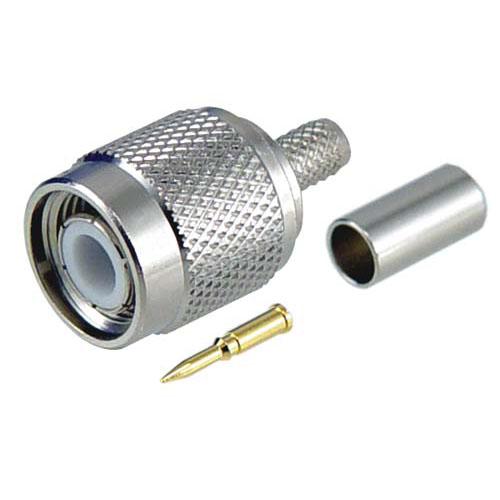 L-Com ATM Series, Plug Cable Mount TNC Connector, Crimp Termination, Straight Body