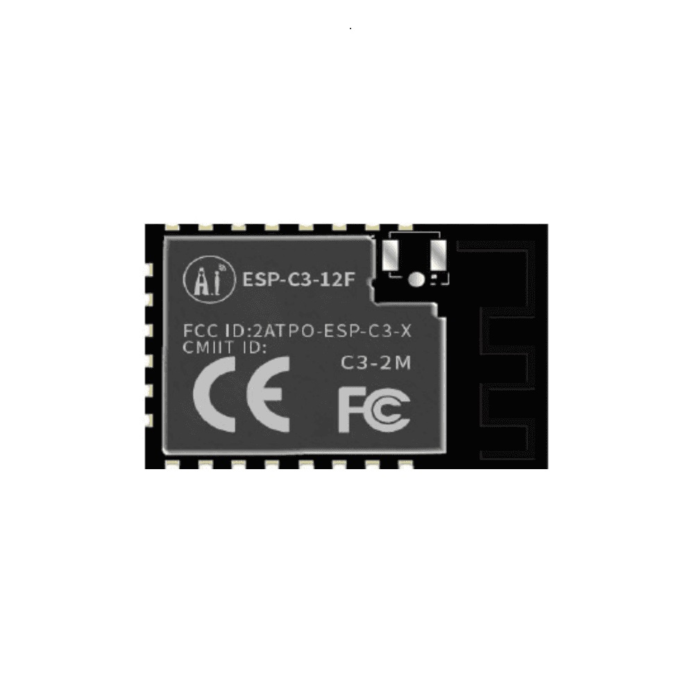 RF Solutions ESP32-C3-12F 3.0 → 3.6V dc WiFi Module, Bluetooth Low Energy (BLE), WiFi ADC, GPIO, I2C, SPI, UART