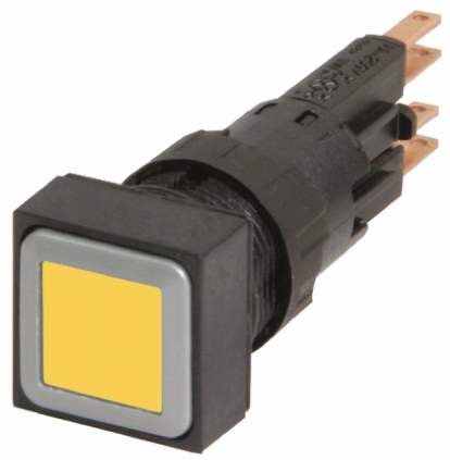 Eaton RMQ16 Series Yellow Illuminated Momentary Push Button, 16mm Cutout, IP65
