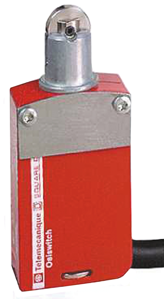 Telemecanique Sensors XCSM Series Roller Plunger Limit Switch, 2NC/1NO, IP66, IP67, IP68, 3P, Metal Housing
