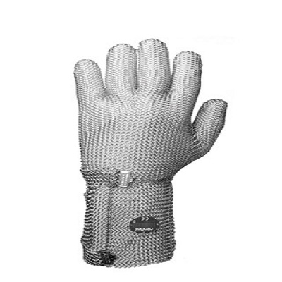 Niroflex White Stainless Steel Glove, Size 7, Nitrile Coating