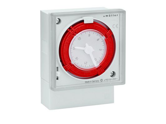 Muller Analogue DIN Rail Time Switch 230 V, 1-Channel