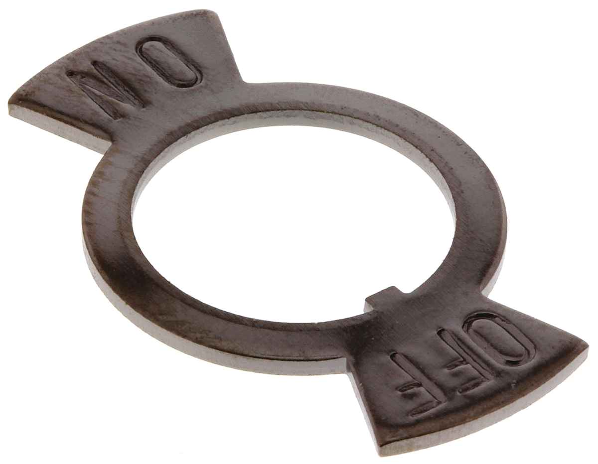 Arcolectric (Bulgin) Ltd On-Off Legend Plate for use with Toggle Switch