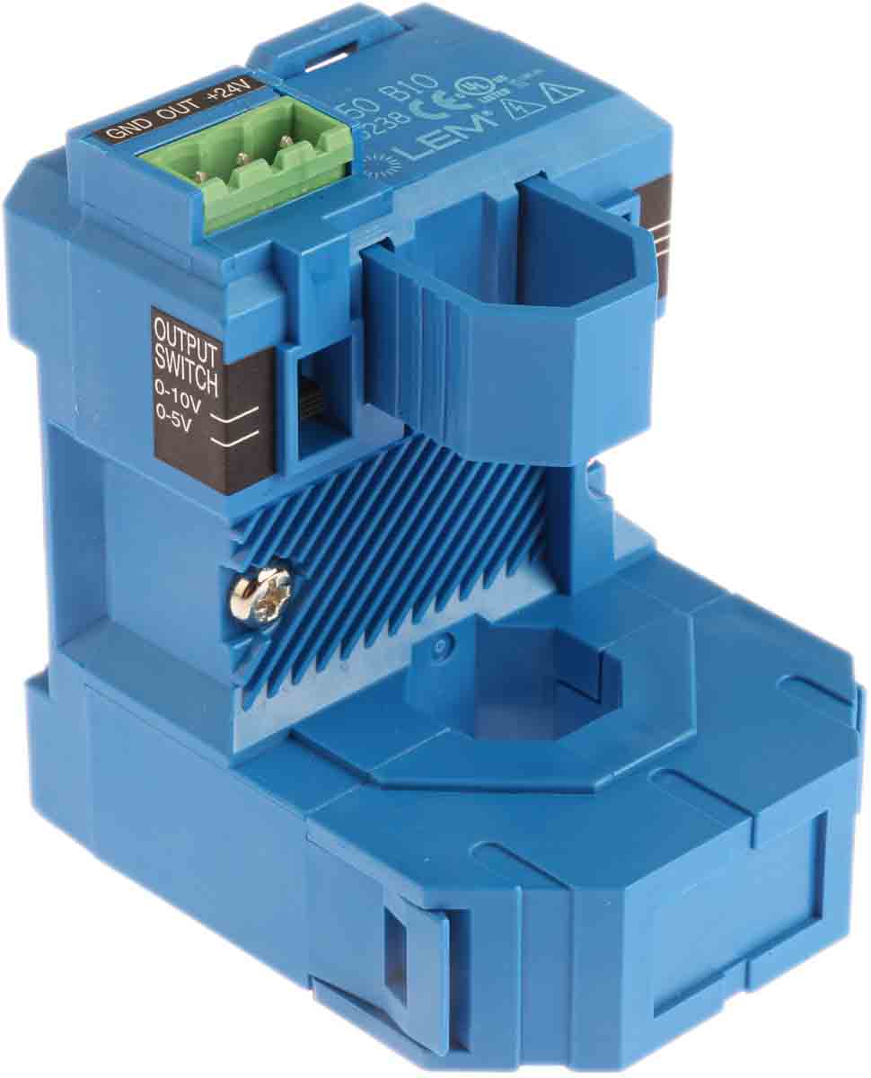 LEM AP Series Current Transformer, 50A Input, 50:1, 18mm Bore, 24 V dc