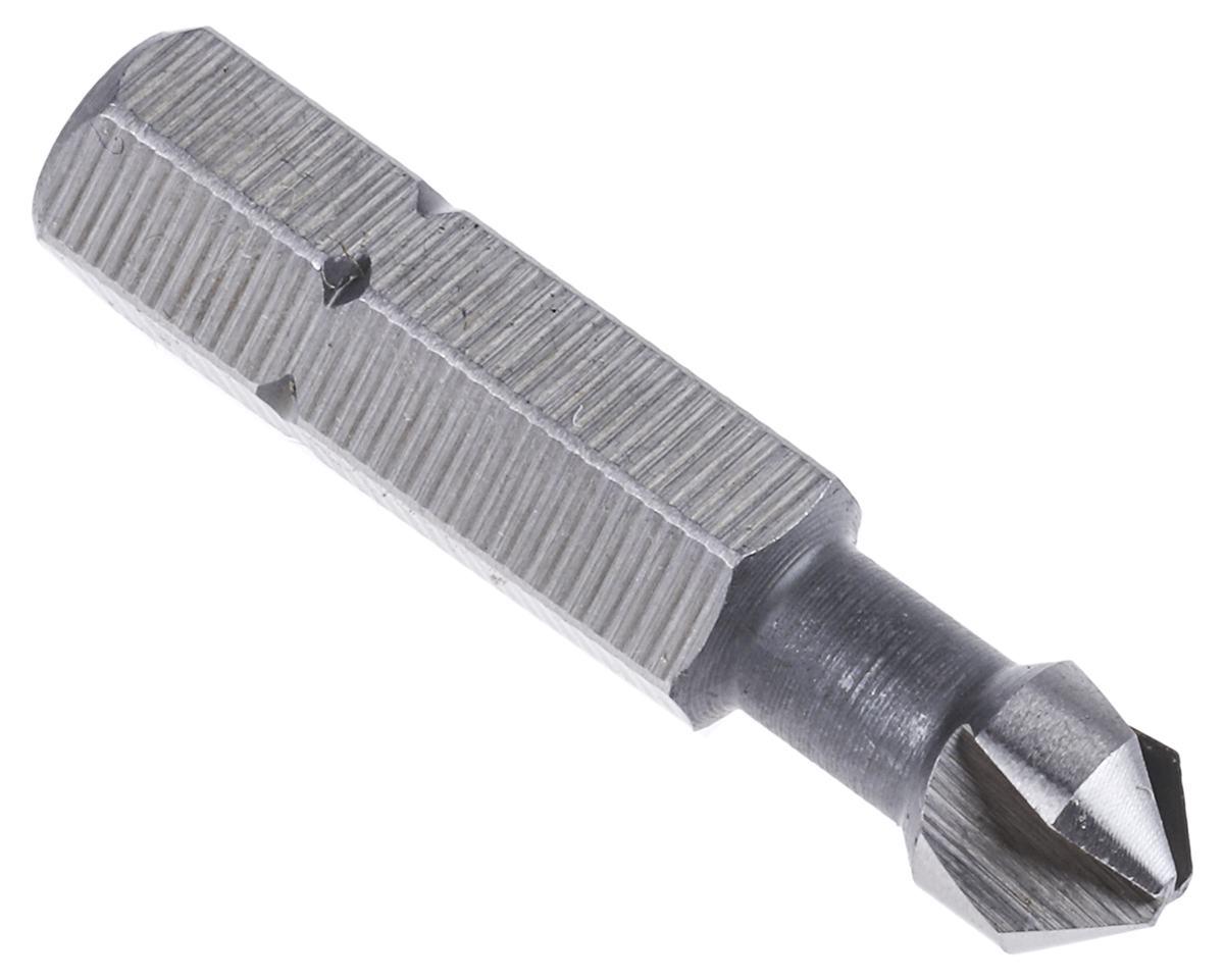 EXACT HSS Drill Bit, 6.3mm Head, 3 Flute(s), 90°, 1 Piece(s)