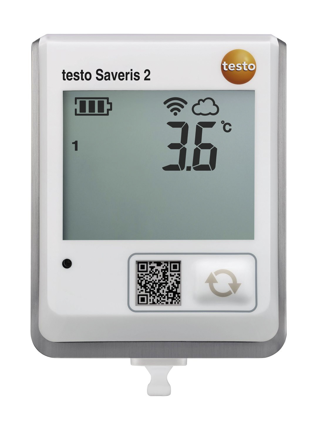 Testo Saveris 2 T1 Temperature Data Logger, Wi-Fi, 1 Input Channel(s)