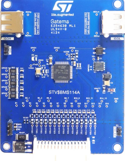 STMicroelectronics Battery Management System Module Based On L99BM114 Battery Monitoring Controller Module STEVAL-BMS114