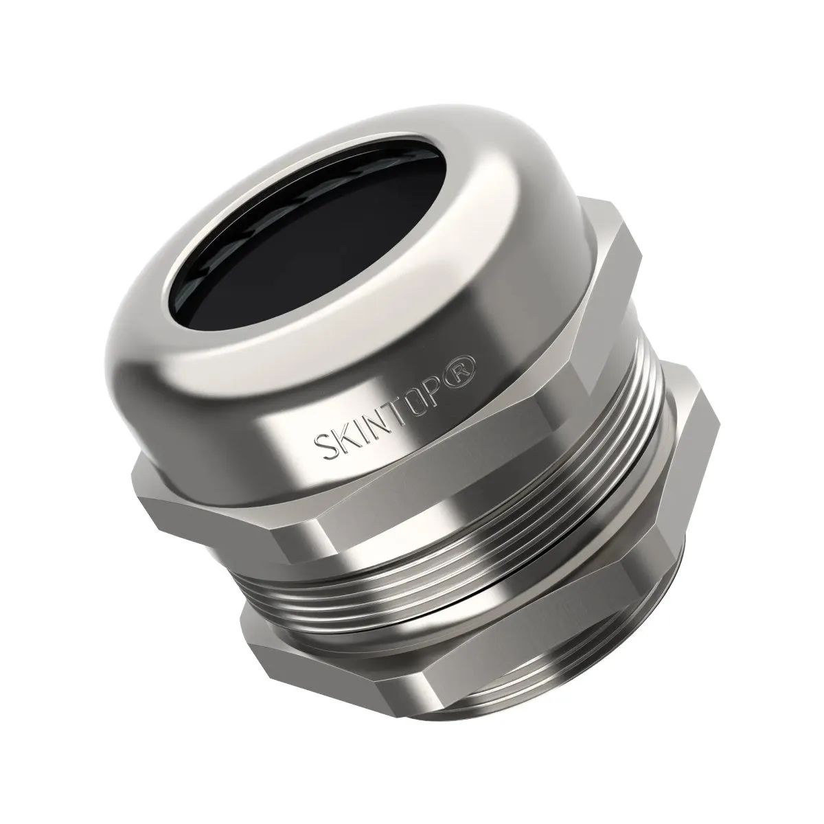 Lapp 5311 Series Silver Brass Cable Gland, M25 Thread, IP68, IP69