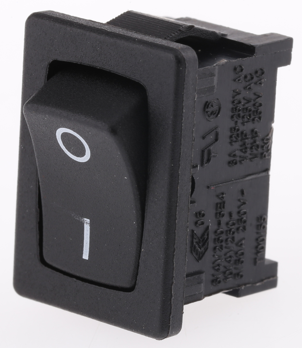 Marquardt SPST, On-Off Rocker Switch Panel Mount